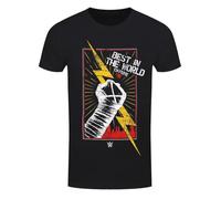 WWE CM Punk Bolt - Maglietta da uomo, colore: Nero