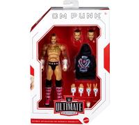 WWE CM PUNK MATTEL EDIZIONE ULTIMA SERIE 27 FIGURA ACCESSORI PER WRESTLING