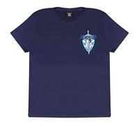 WWE Drew McIntyre Claymore Country Logo Maglietta, Ragazzi, 116-170, Navy, Offizielle Ware
