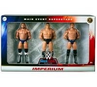 WWE Imperium Main Event Series 3 Pack Wrestling Action Figure Toys Gunther, Ludwig Kaiser e Giovanni Vinci Mattel Basic