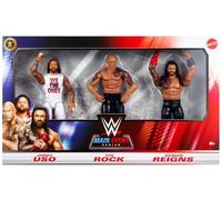 WWE Jimmy Uso The Rock Roman Reigns Main Event 3 Pack Mattel Series Wrestling Action Figure Giocattoli