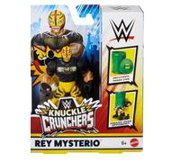 WWE Knuckle Crunchers - Figure Rey Mysterio, 10 cm, accessorio