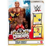 WWE Knuckles Crunchers - Figure Bobby Lashley, 10 cm + accessorio