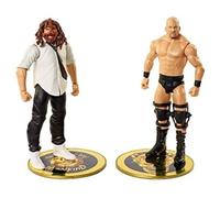 WWE MATTEL Stone Cold Steve Austin vs. Mankind Championship Showdown, 2er-Pack, 6 Actionfiguren, High Flyers Battle Pack, f r Kinder ab 6 Jahren