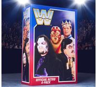 WWE Retro Pack 4 WWF Hasbro Style 11cm UNDERTAKER + VADER + LAWLER + PAUL BEARER