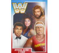 WWE Retro Pack 5 WWF Hasbro Style 11cm HULK HOGAN + ALI + BIG JOHN STUDD + WENDI