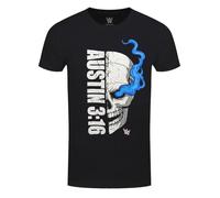 WWE Stone Cold Steve Austin Smoking 3:16 Maglietta da uomo nera, Nero , XL