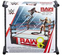 WWE Superstar Wrestling Ring - RAW - Completo di tecnologia Pro-Tension e tappetino a molla, ca. 14"