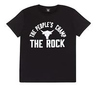 WWE The Rock - T-Shirt Volkmeister Boy Black 7-8 Ans.