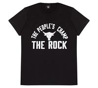 WWE The Rock - Volkmeister Hommes T-Shirt Noir L.