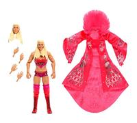WWE Ultimate Edition - Charlotte Flair, action figure articolata da collezione con costume da combattimento e set di teste e mani intercambiabili incluse, giocattolo per bambini, 8+ anni, HVF88