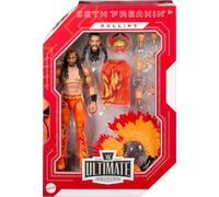 Mattel WWE Ultimate Edition - Seth Rollins, action figure articolata da collezione con accessori, tecnologia TrueFX e teste e mani intercambiabili, giocattolo per bambini, 8+ anni, HVV71