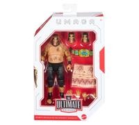 Mattel WWE Ultimate Edition - Umaga, action figure da collezione con 30 punti d'articolazione, accessori come teste e mani intercambiabili inclusi, 8+ anni, JHV91