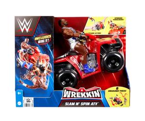 WWE Wrekkin' Slam'n'spin BIG E WITH QUAD BIKE Action Figure Playset Wrestling