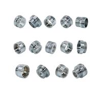 WWECCQIJ Connettore filettato in ottone da 1/2" M16 M17 M18 M19 M20 M22 M24 M28 M32 maschio femmina per depuratore d'acqua rubinetto raccordi in rame (verde)