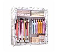 WWERTYY Armadio Aperto, Organizer Portatile per riporre Gli Abiti, Armadio angolare Stabile, 168 * 130 * 46 cm (Dimensioni: 168 * 130 * 46 cm, Colore: D)