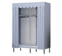 WWERTYY Armadio in Tela, armadi Portatili per Camera da Letto, 85x45x170 cm, Armadio Pieghevole, Armadio in Tessuto di Facile Montaggio, Nuovi armadi in Tessuto con Design di Base, Grigio