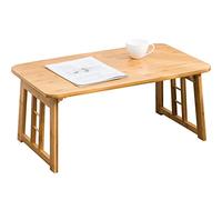 WWERTYY Casa Balcone Finestra Galleggiante Seduta Bassa Pranzo Divano Laterale Piccolo caffè Pieghevole Studio Stabilità Strutturale (Colore: Colore Legno, Dimensioni: 70x41.8x30.7cm)