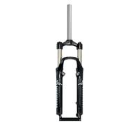 WWERTYY Forcella Ammortizzata per Mountain Bike da 26 Pollici, Escursione da 100 mm, Forcella Ammortizzata, Tubo Dritto da 1-1/8", Freno a Disco, Forcella per Bicicletta V-Brake, Attacco Q