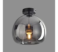 WWERTYY Lampada da soffitto a Semi-Incasso Mid Century Globe, luci Pendenti in Vetro ambrato per corridoio, Portico, Scale, Armadio, Cucina, Lavanderia, Mini lampadario