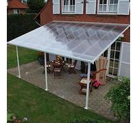 WWERTYY Lastra per coperture in policarbonato, lastra in Acrilico Trasparente, Pannello per Illuminazione Naturale, Rivestimento per coperture, Copertura Antipioggia con Protezione UV, per