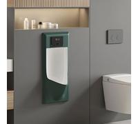 WWERTYY Orinatoio da Parete per Uomo con Scarico, orinatoi per Uomo a Prova di perdite per la Notte, orinatoio per Bagno pubblico, Design Ultrasottile, Scarico dell'Acqua a induzione adatt