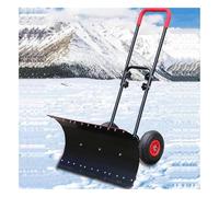 WWERTYY Pala da Neve su Ruote Regolabile in Altezza - 5 Posizioni Regolabili in Altezza, spazzaneve - spartineve - Ottimo per Rimuovere la Neve e Il Ghiaccio Senza Fatica