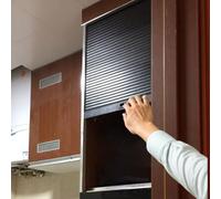 WWERTYY Sostituzione dell'anta a Rullo per armadietto, Moderna Porta avvolgibile per Cucina e Garage, Porte avvolgibili manuali per Piccoli spazi, Dimensioni Personalizzate (LXH-30X40 (76,