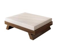 WWERTYY Tavolino da caffè in Legno massello e Sedia Zen Kung Fu Tea Table Semplice Tavolo Basso Tavolo da Pavimento Tavolo da Finestra a bovindo (Sgabello (50x35x10 cm))