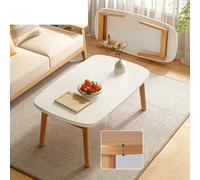 WWERTYY Tavolino da caffè Pieghevole, Tavolo da Pavimento Multifunzionale, Tavolo da tè Rettangolare in Legno, tavolino da caffè Minimalista in Legno per Soggiorno, Sala da Pranzo, Tatami