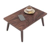 WWERTYY Tavolino Pieghevole Tavolo in Noce Tavolo Basso da Pavimento Tavolo da bovindo Tavolo da Appartamento Tavolo per Computer Portatile (Dimensioni: 60x40x25cm)