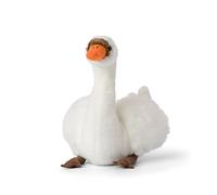 WWF 01109 - Peluche a forma di cigno, realistico, circa 23 cm, meravigliosamente morbido e morbido, lavabile a mano