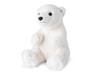 WWF 01191 - Orso polare, realistico, circa 23 cm, meravigliosamente morbido e morbido, lavabile a mano