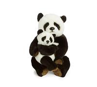 WWF 15183008 - Peluche, Mamma Panda con Il Suo Cucciolo, 28 cm