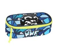 WWF Astuccio ovale organizzato Panini Panda 2024-2025 – Procione 22x5Hx7 cm Blu
