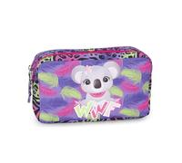 Franco Cosimo Panini WWF - Astuccio Scuola Ufficiale WWF, Astuccio Bambino e Bambina Rettangolare Large, Ideale per Riporre la Cancelleria, con Pratica Chiusura a Zip, 21x11Hx8 cm, Viola