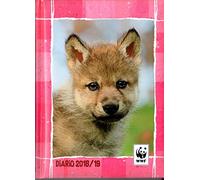 Wwf Diario 2018/2019 Datato 12 Mesi, Formato Standard 13x17.8 Cm, Rosa