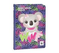 DIARIO datato WWF scuola 2025 2026 panini KOALA da 12 mesi GIRL illustrato STAND