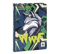 DIARIO SCUOLA DATATO WWF LUPO 12 MESI A.S. 2025-2026 FRANCO COSIMO PANINI