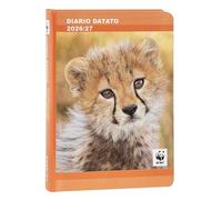 WWF - Diario Scuola 2026-2027 Ufficiale WWF, Diario Scolastico per Bambini e Ragazzi, Copertina Rigida e 352 Pagine con Contenuti a Tema Natura, Ideale per la Scuola Elementare o Media, 13 x 17,8H cm