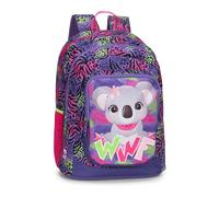 Franco Cosimo Panini WWF - Zaino Scuola Ufficiale WWF, 2 Ampi Vani, 1 Tasca Frontale, 2 Tasche Laterali n Rete, Spallacci Imbottiti, Retro e Fondo Termoformati, Chiusure a Zip, 32x43Hx23cm, Rosa