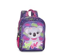 Franco Cosimo Panini WWF - Mini Zaino Ufficiale WWF, con Vano Principale e Tasca Frontale con Chisura a Zip, Spallacci, Regolabili e Imbottiti, Retro e Fondo Imbottiti, 23 x 30H x 10 cm, Rosa