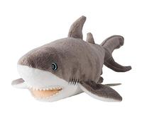 WWF Peluche di squalo Bianco, Peluche Realistico, Circa 38 cm e meravigliosamente Morbido