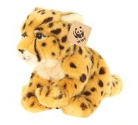 WWF Peluche Ghepardo (Seduto, 23cm) Realistico Pupazzo Peluche