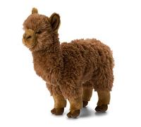 WWF Plüsch - Peluche Alpaca realistico con molti dettagli simili Morbido e Standard CE Beige Altezza 31 cm
