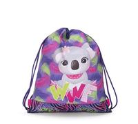 Franco Cosimo Panini WWF - Sacca Coulisse Ufficiale WWF, Compatta e Versatile, Ideale per Palestra, Scuola, Viaggi, Portamerenda, Idea Regalo Bambini e Ragazzi, 35x42x2 cm, Rosa