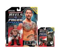 WWF/WWE Hasbro Style CM PUNK + LARRY Heels & Faces Zombie Sailor Retro 2025