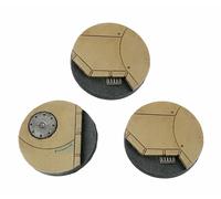 WWG Industry of War 3 x Basette Rotonde Miniature Strada (50mm) - Fantascienza