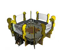 WWG Industry of War Piattaforma Atterraggio - Dipinto - 28mm Wargame