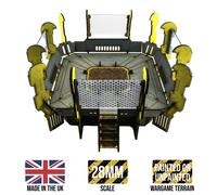 WWG Industry of War Piattaforma Atterraggio - Dipinto/Non Dipinto - 28mm Wargame